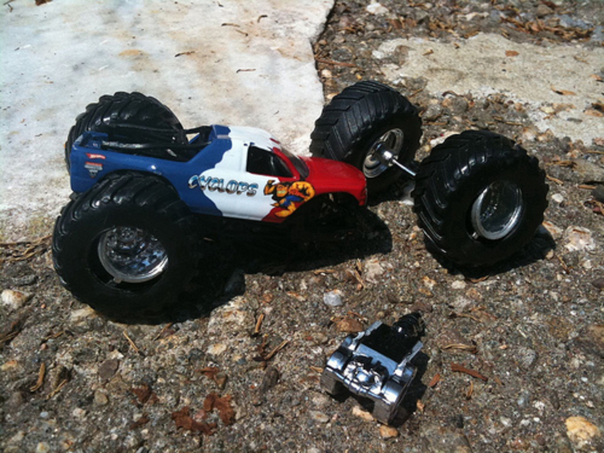 Even Monster Trucks Can Be Crushed Dan & Sherree & Patrick