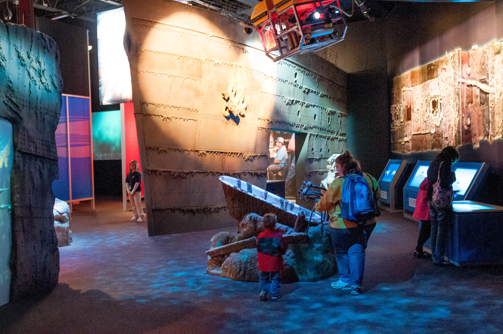 Titanic at Mystic Aquarium Dan & Sherree & Patrick