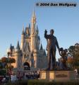 Mickey, Walt, and Cinderella's Castle