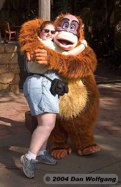 Sherree and King Louie (from The Jungle Book)