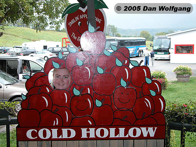 Sherree at the Cold Hollow Cider Mill