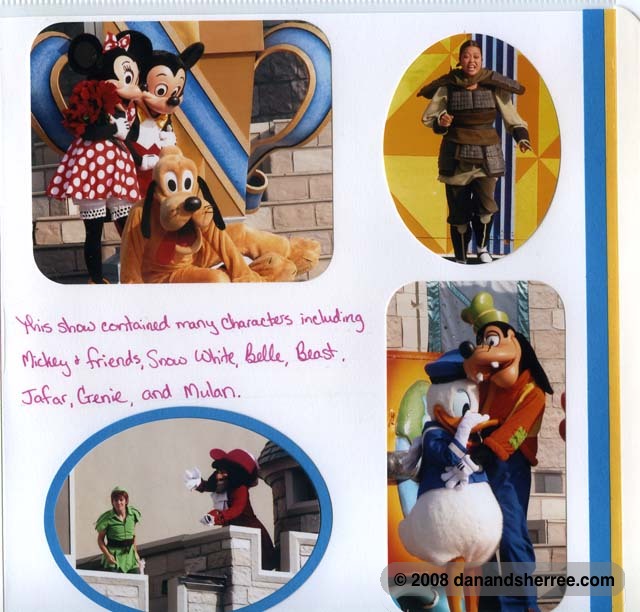 Disney Scrapbook - Walt Disney World 2009
