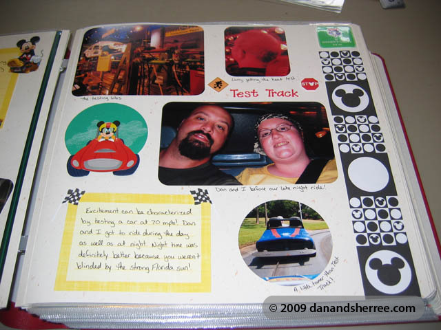 2008 Disney Trip Scrapbook: Part 1